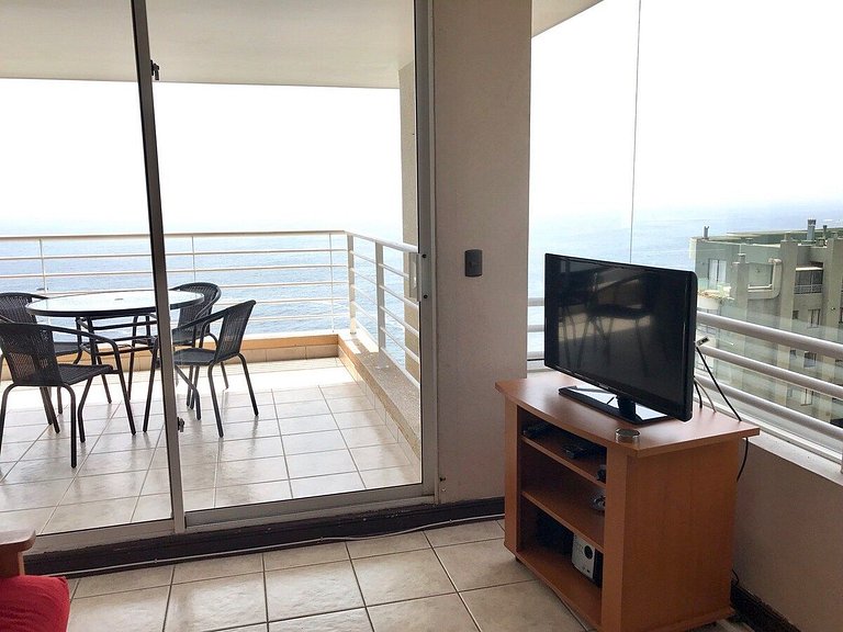 Wonderful sea view Euromarina building, Reñaca Cochoa