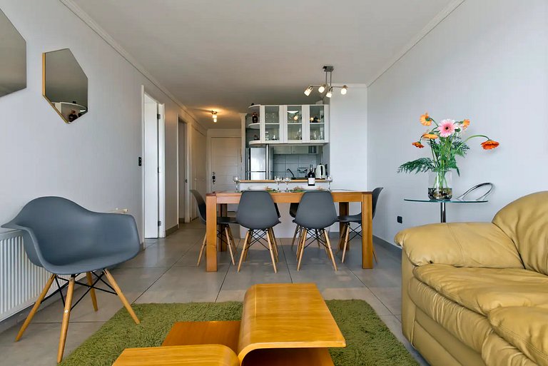 Playa Cochoa - Reñaca Depto. Primera Vista al Mar