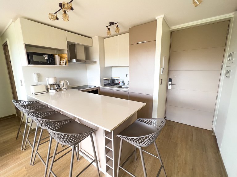 Encanto Playero: Vista al mar y a Papudo.