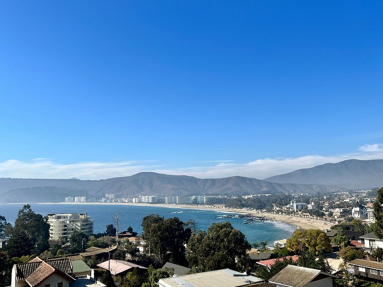 Acogedor depto. con vista a la bahía de Papudo