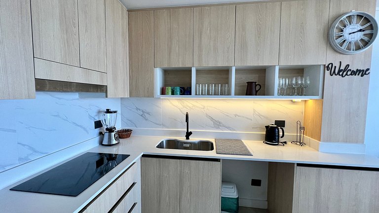 Acogedor depto. con vista a la bahía de Papudo