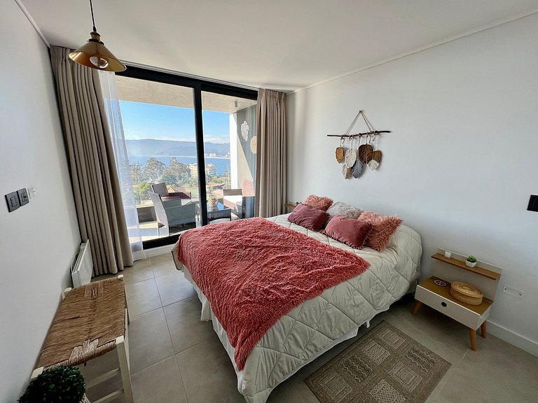 Comfortable apartment with a view of Papudo