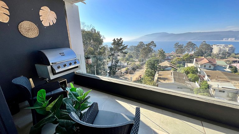 Comfortable apartment with a view of Papudo