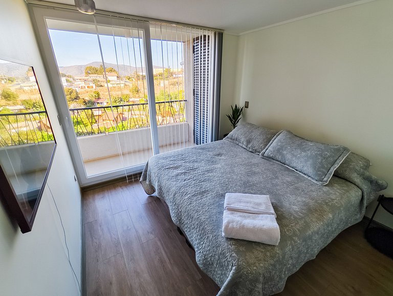 Hermoso y nuevo departamento con gran vista - Papudo