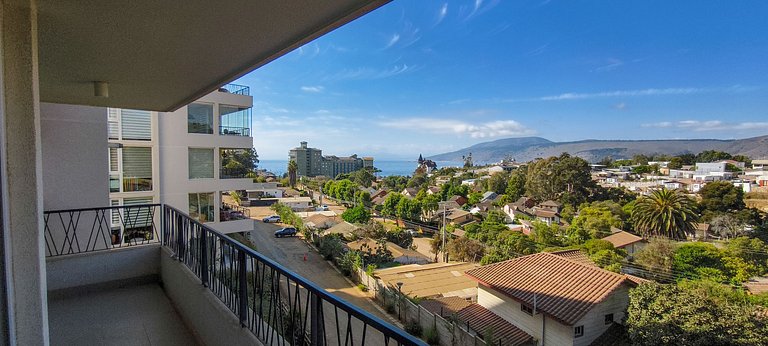 Hermoso y nuevo departamento con gran vista - Papudo
