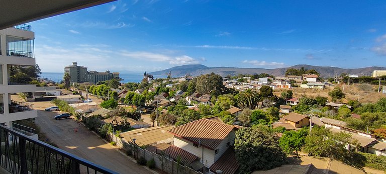 Hermoso y nuevo departamento con gran vista - Papudo