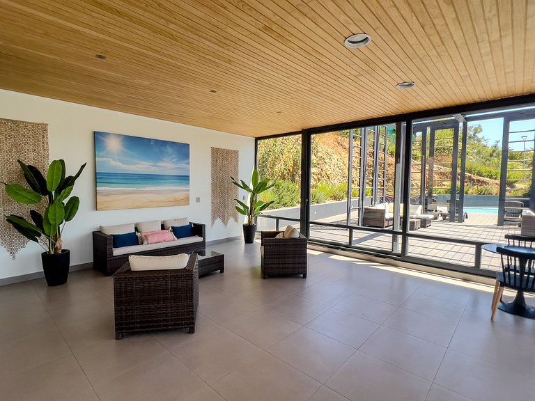 New and beautiful apartment with a great view of Papudo