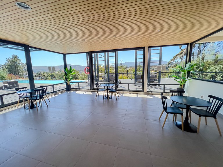 Hermoso y nuevo departamento con gran vista - Papudo