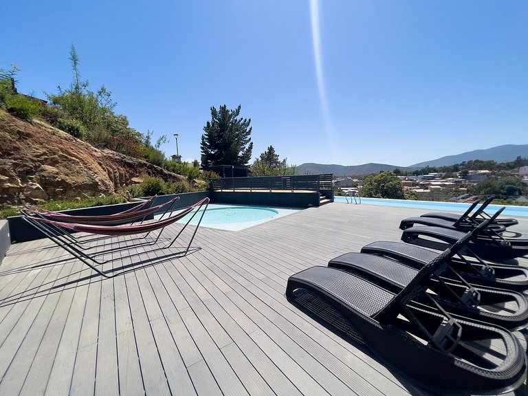 Hermoso departamento con gran vista - Papudo