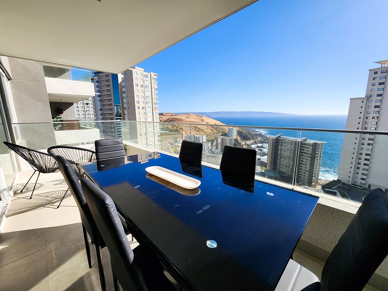 Sea and Dune View - Sunset