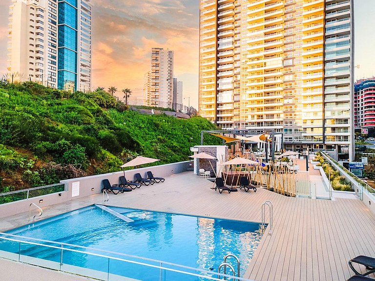 Sea and Dune View - Sunset