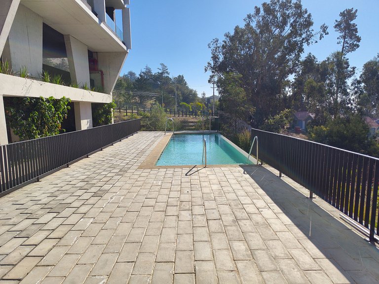 Comfortable apartment with a view of Papudo