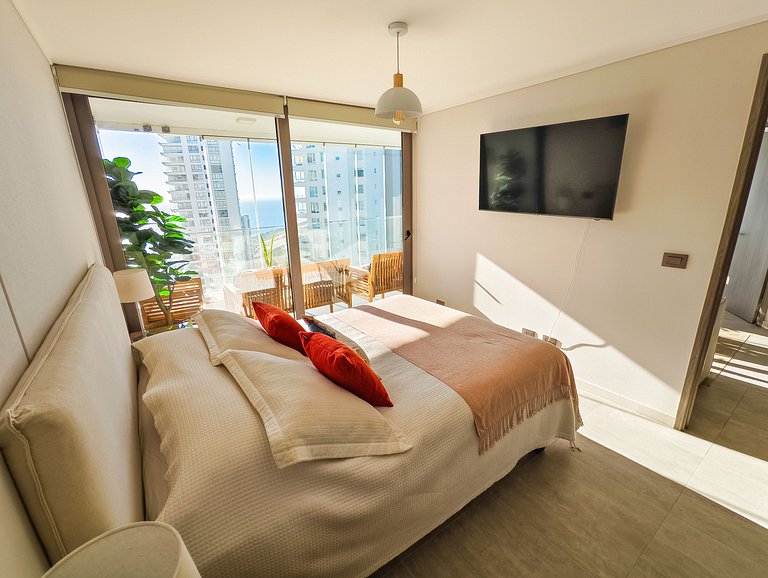 Apartment in Reñaca - Stunning terrace and pool