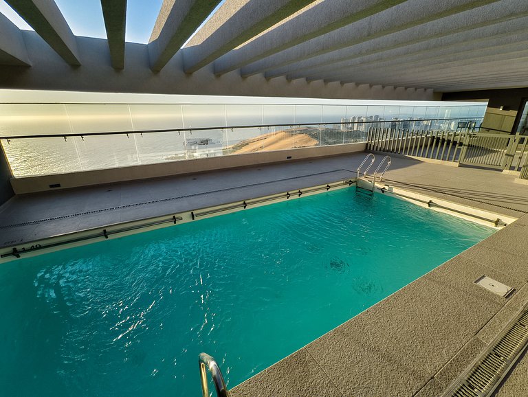 Dpto en Reñaca con espectacular terraza y piscina