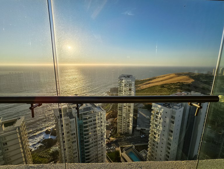 Dpto en Reñaca con espectacular terraza y piscina