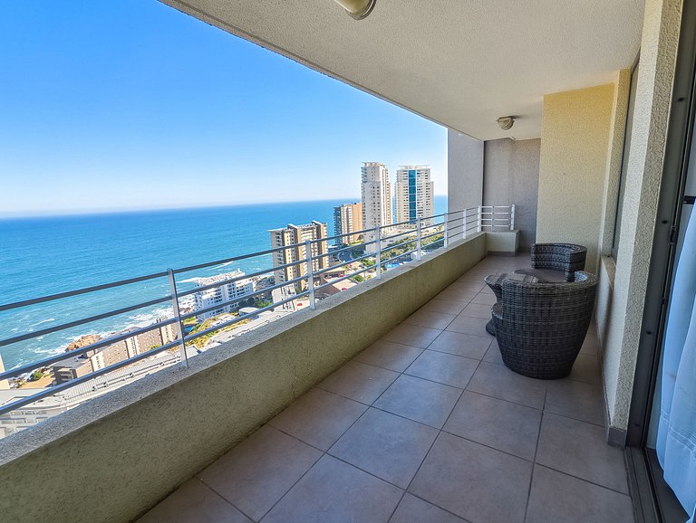 Geomar Beautiful Ocean View Apartment in Concón