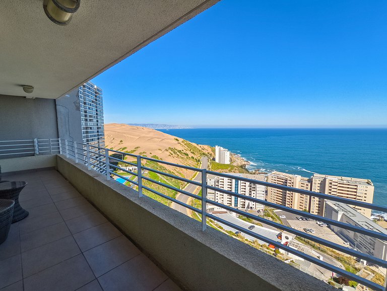 Geomar Beautiful Ocean View Apartment in Concón