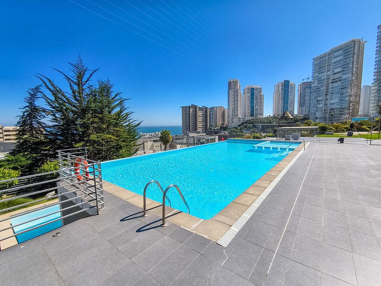 Geomar Beautiful Ocean View Apartment in Concón