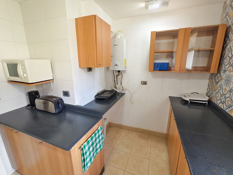 Sea view, beach access, and a huge garden.