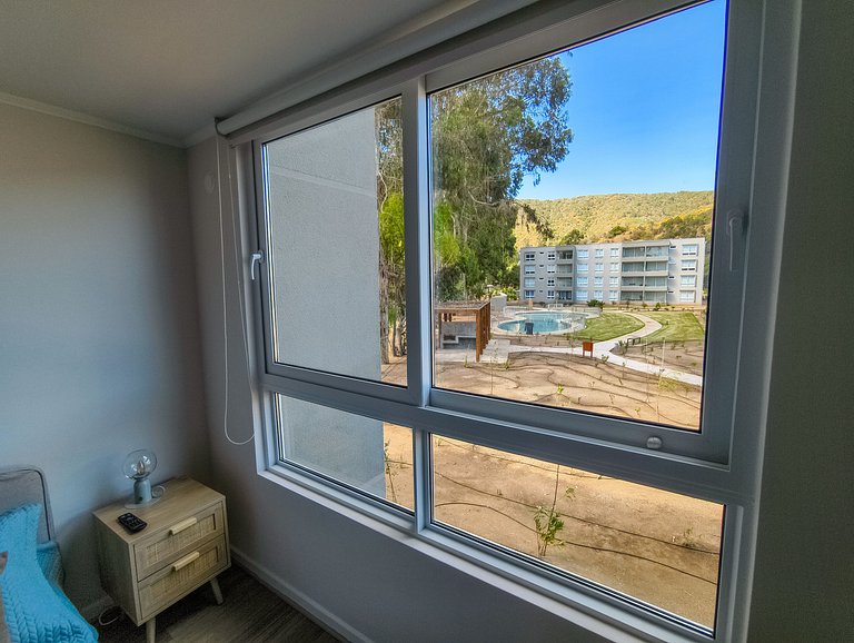 Apt for 7 in Puyai - WiFi, pool, and barbecue area