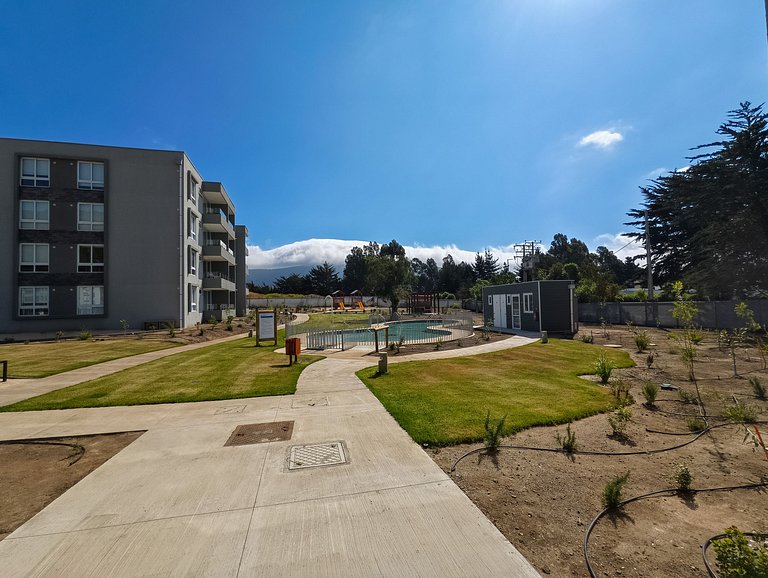 Apt for 7 in Puyai - WiFi, pool, and barbecue area