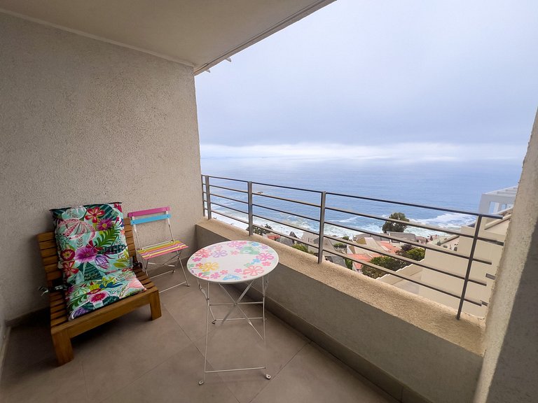 Getaway for 2 in Reñaca with Ocean View