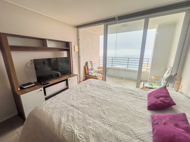 Getaway for 2 in Reñaca with Ocean View