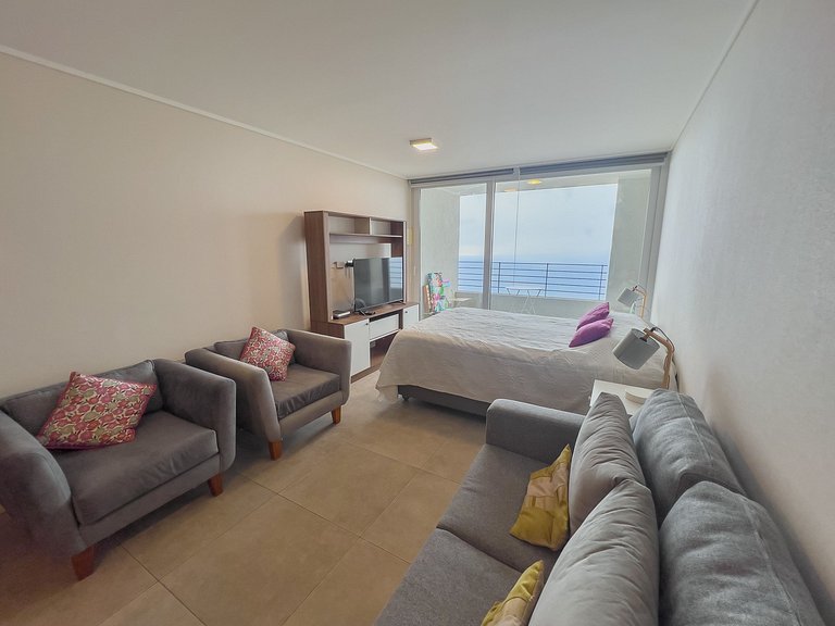 Getaway for 2 in Reñaca with Ocean View