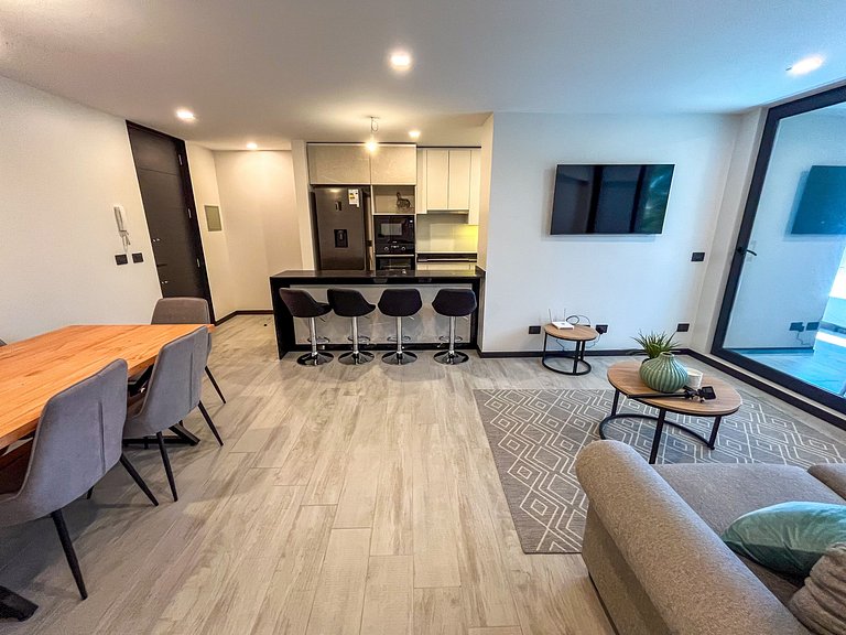 Beautiful, spacious, and modern apartment in Pucón