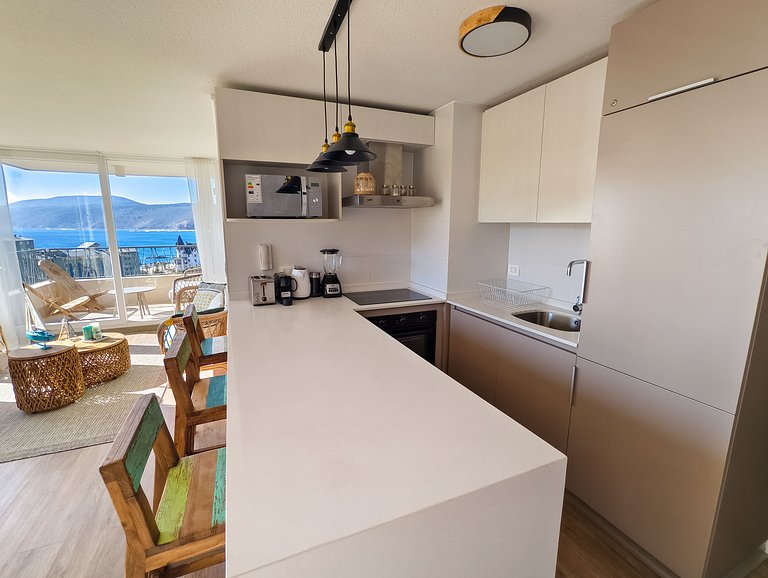 Departamento para 6 personas, vista increíble