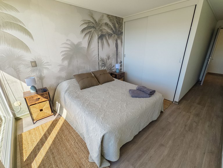 Depto. para 6 Hermosa Vista a la Playa Chica