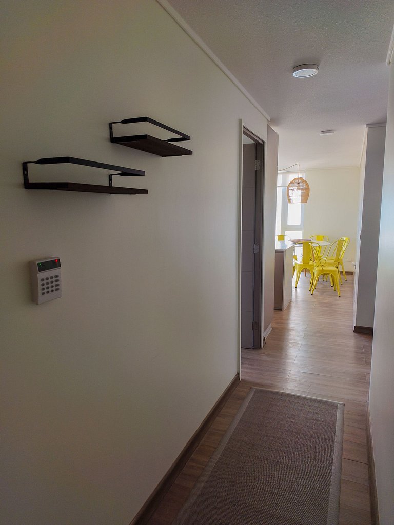 Depto. para 6 Hermosa Vista a la Playa Chica