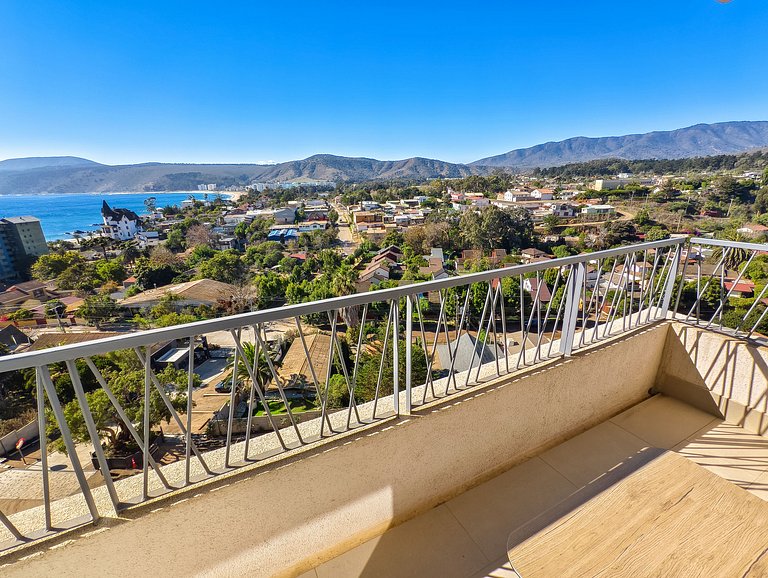 Depto. para 6 Hermosa Vista a la Playa Chica