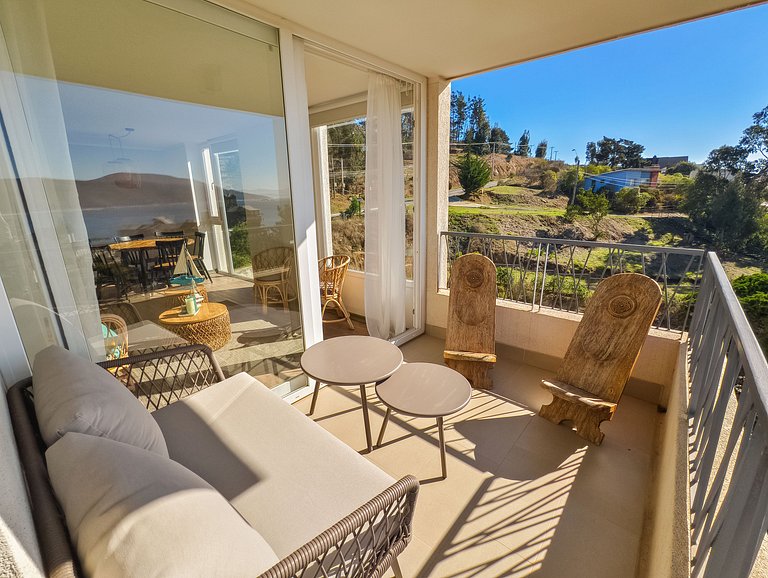 Departamento para 6 personas, vista increíble