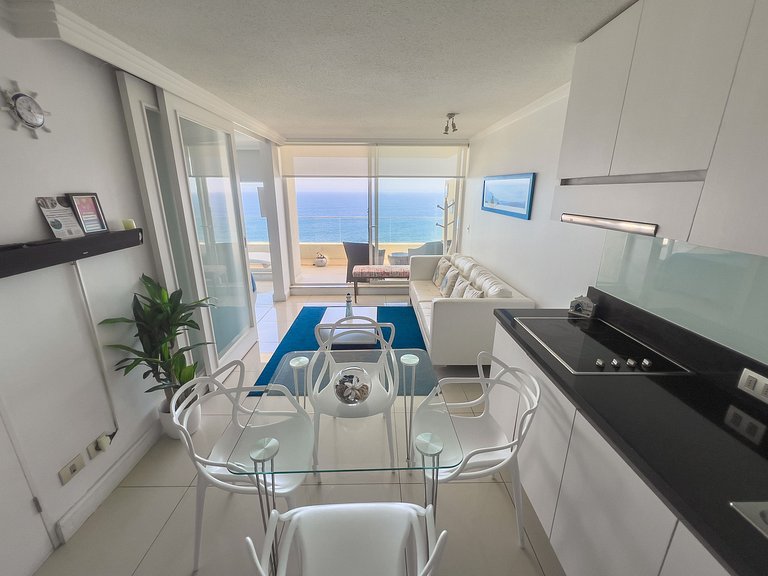 First Line Ocean Paradise Departamento Vista al Mar - Concón