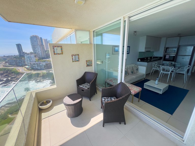 First Line Ocean Paradise: Departamento con Vista al Mar en