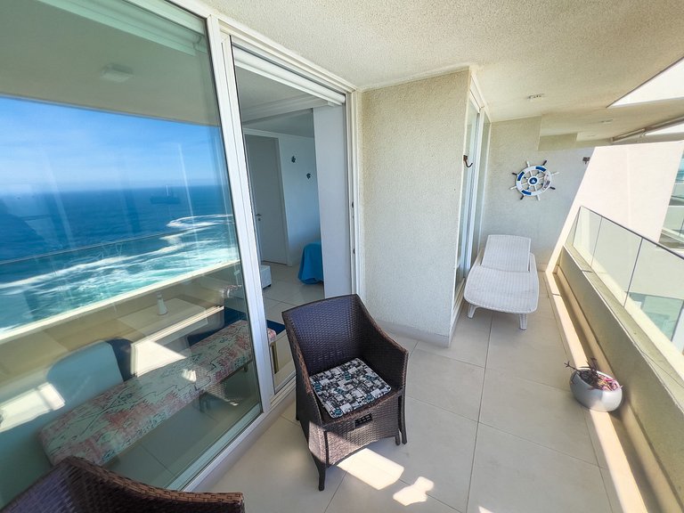 First Line Ocean Paradise Departamento Vista al Mar - Concón