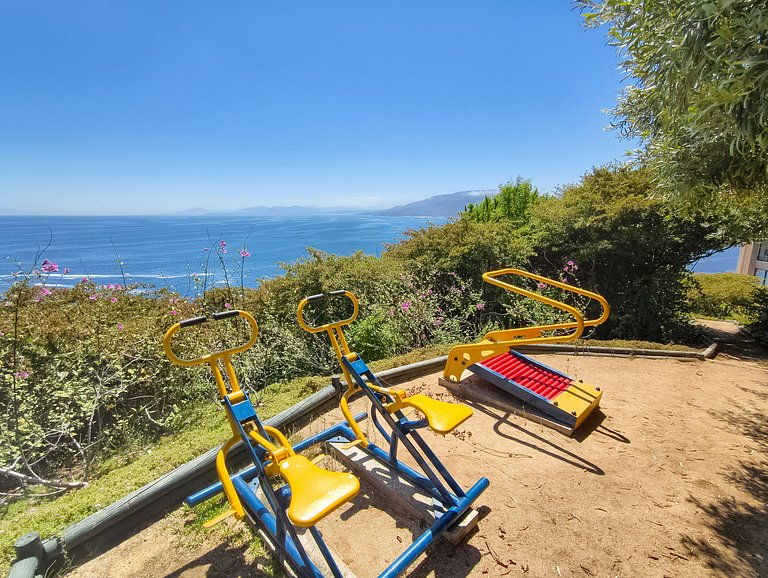 Maravilloso depto. para 5 - vista al mar