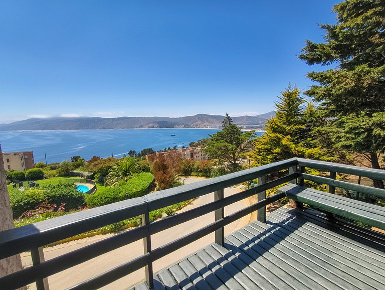 Maravilloso depto. para 5 - vista al mar