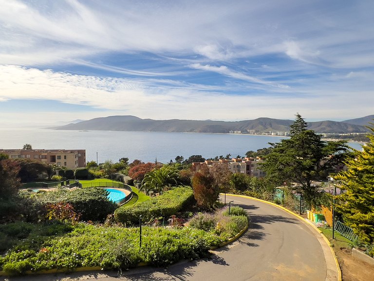 Maravilloso depto. para 5 - vista al mar