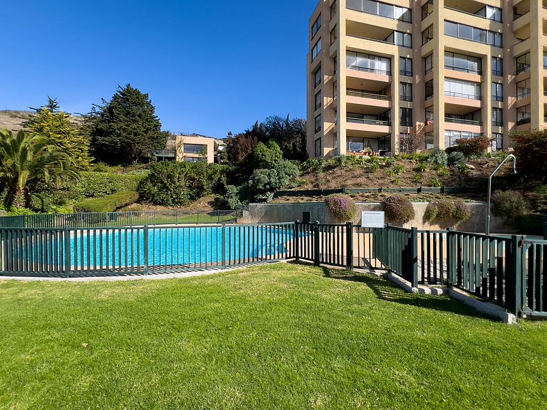 Maravilloso depto. para 5 - vista al mar