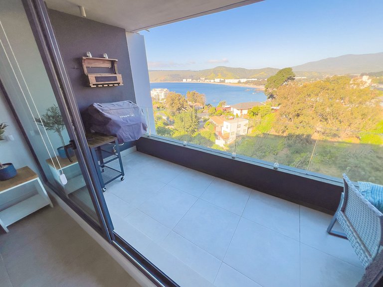 Excelente vista a la bahía de Papudo