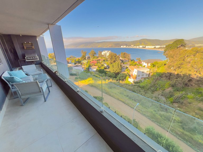 Excelente vista a la bahía de Papudo