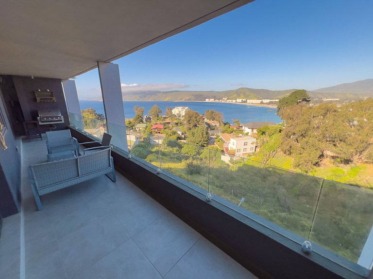 Excelente vista a la bahía de Papudo