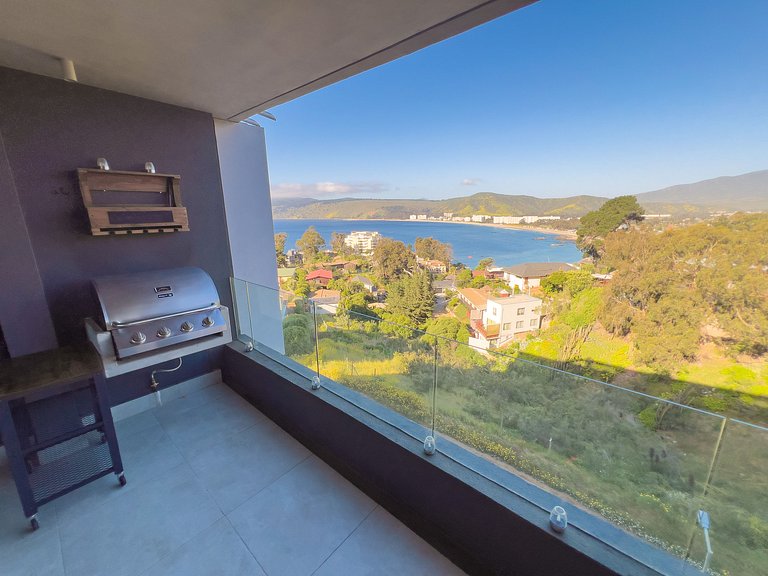 Excelente vista a la bahía de Papudo