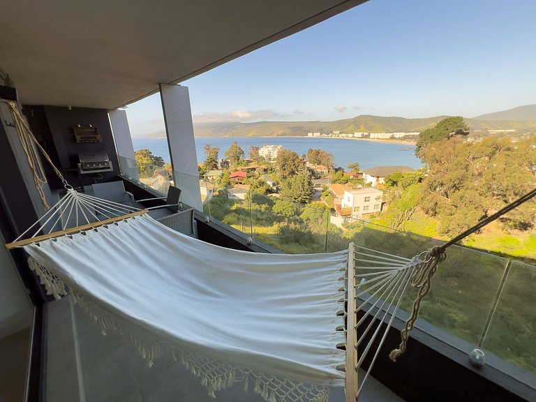 Excelente vista a la bahía de Papudo