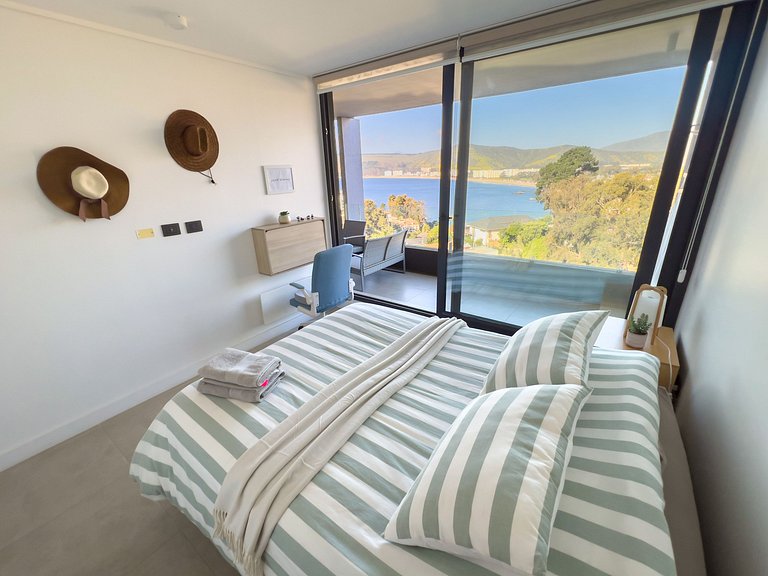 Excelente vista a la bahía de Papudo