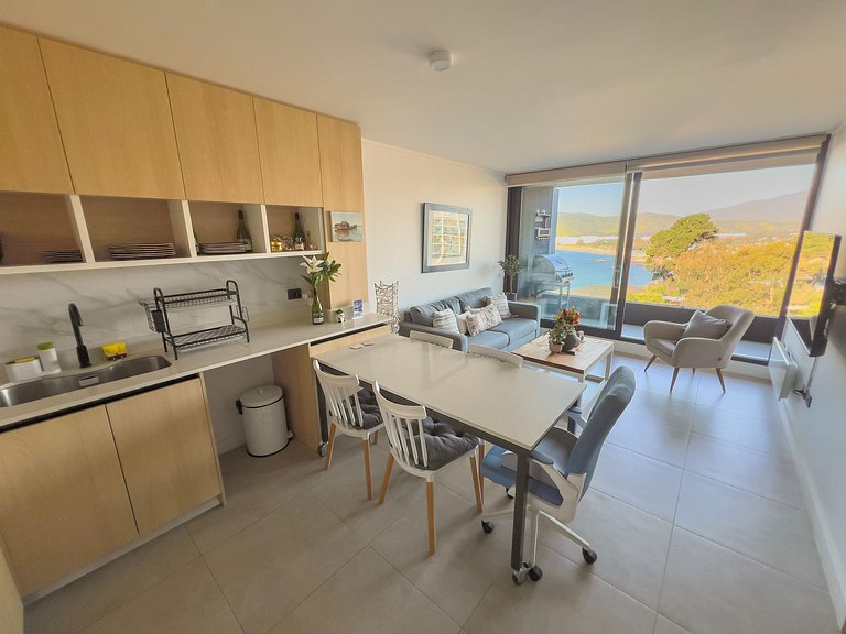 Excelente vista a la bahía de Papudo