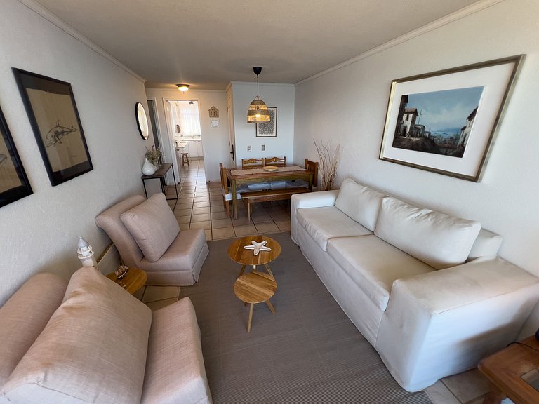 Maravilloso depto. para 5 - vista al mar