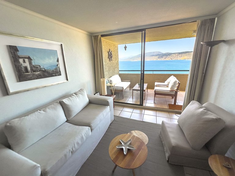 Maravilloso depto. para 5 - vista al mar